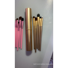 Customization  5pcs Travel Portable Mini Eye Makeup Brushes Set Eyeshadow Eyeliner  Brush Lip MakeUp Brush Kit